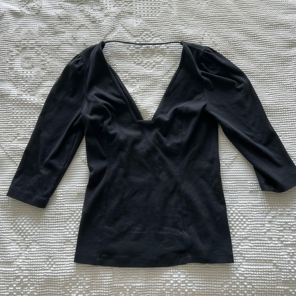 Low Cut/Back Top